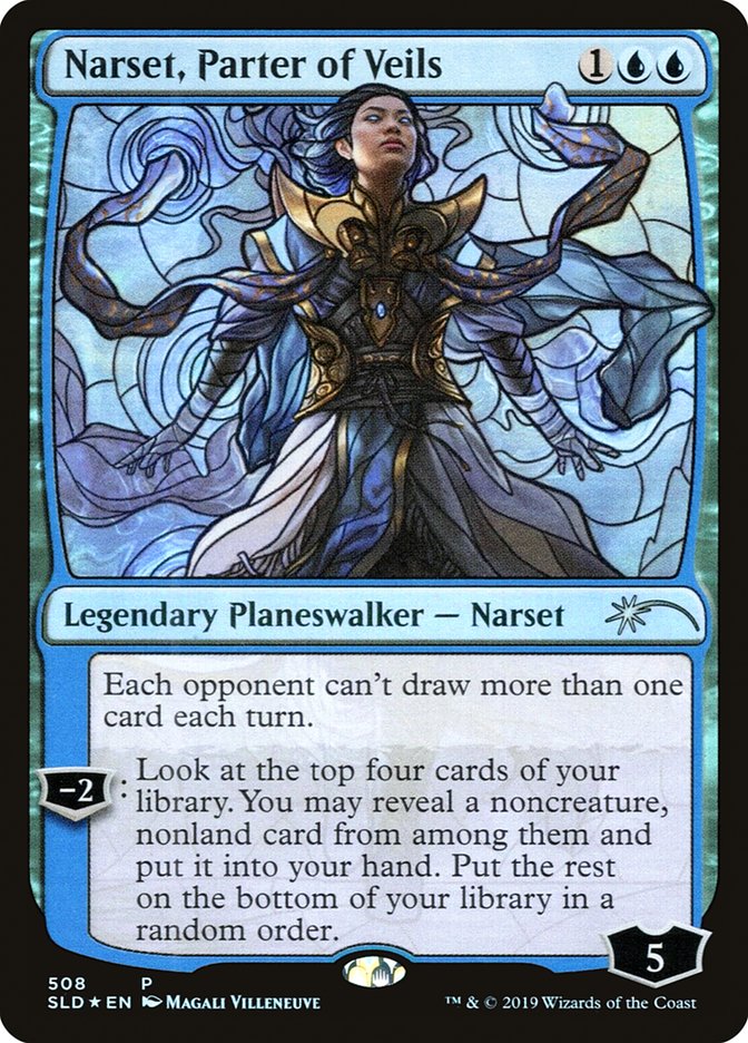 Narset, Parter of Veils (Stained Glass) [Secret Lair Drop Promos] | North Game Den