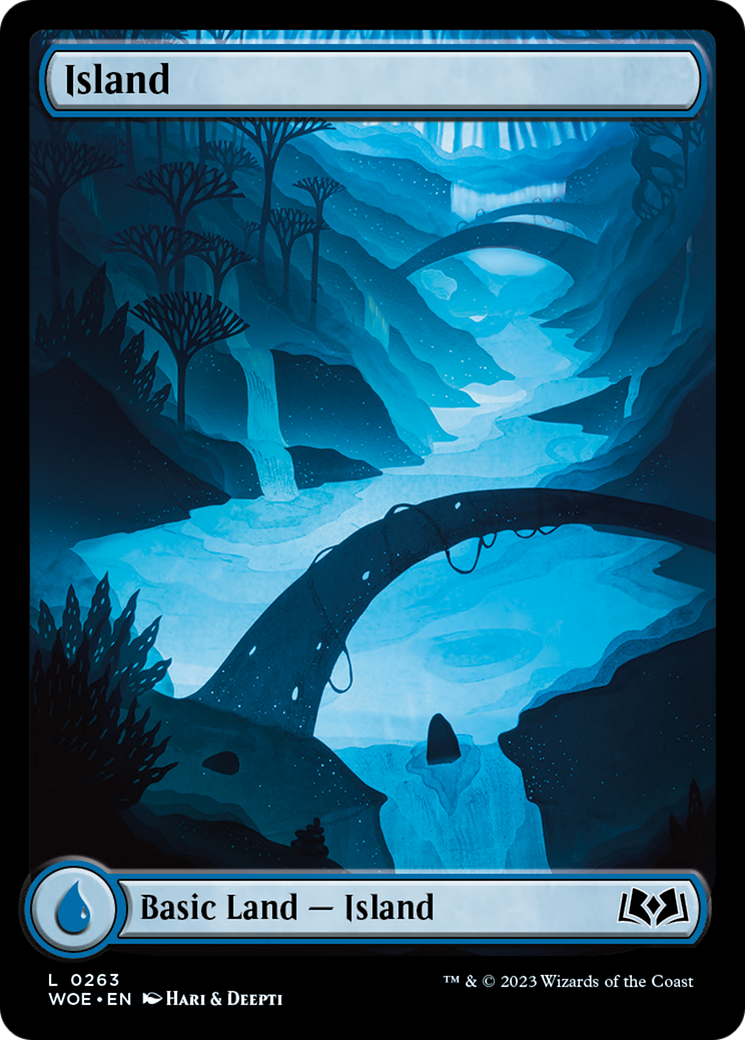 Island (263) (Full-Art) [Wilds of Eldraine] | North Game Den