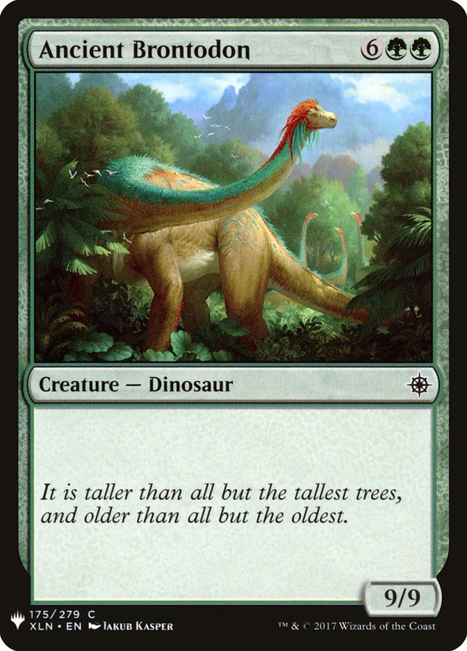 Ancient Brontodon [Mystery Booster] | North Game Den