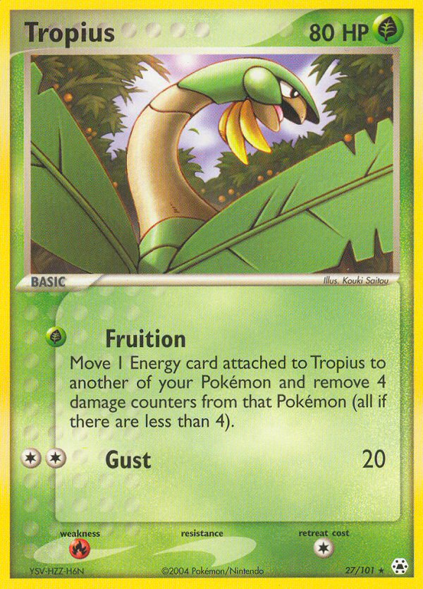 Tropius (27/101) [EX: Hidden Legends] | North Game Den