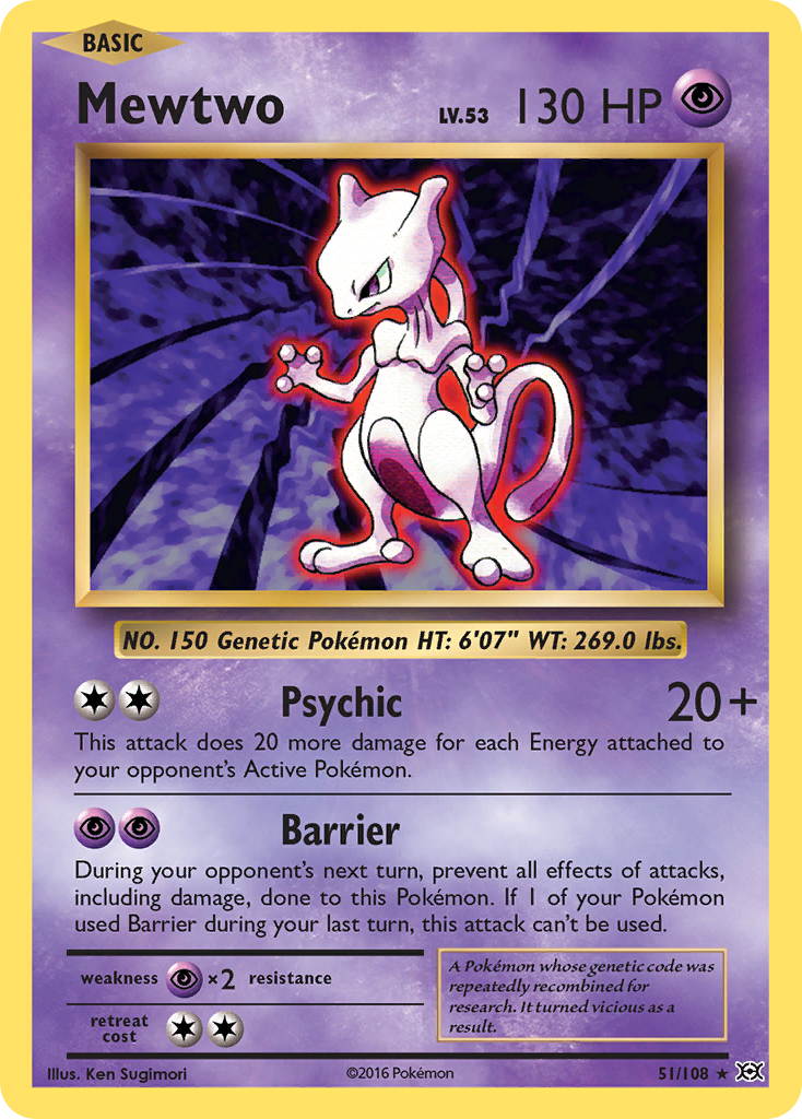 Mewtwo (51/108) [XY: Evolutions] | North Game Den