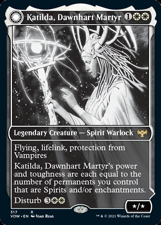 Katilda, Dawnhart Martyr // Katilda's Rising Dawn (Showcase Eternal Night) [Innistrad: Crimson Vow] | North Game Den