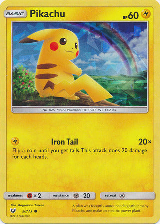 Pikachu (28/73) (Cracked Ice Holo) [Miscellaneous Cards] | North Game Den