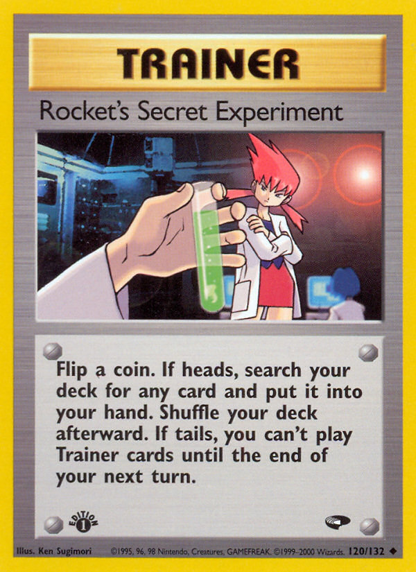 Rocket's Secret Experiment (120/132) [Gym Challenge 1st Edition] | North Game Den