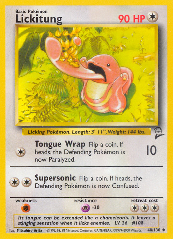 Lickitung (48/130) [Base Set 2] | North Game Den