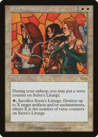 Serra's Liturgy [Urza's Saga] | North Game Den