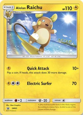 Alolan Raichu (SM65) (Jumbo Card) [Sun & Moon: Black Star Promos] | North Game Den