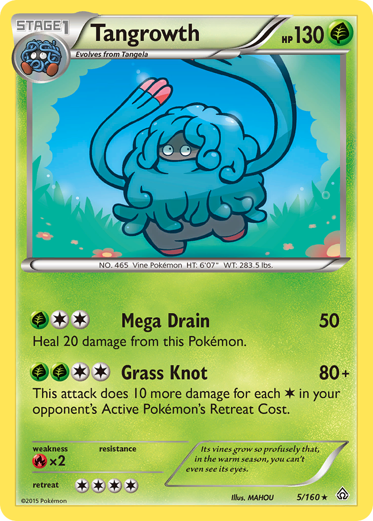 Tangrowth (5/160) [XY: Primal Clash] | North Game Den