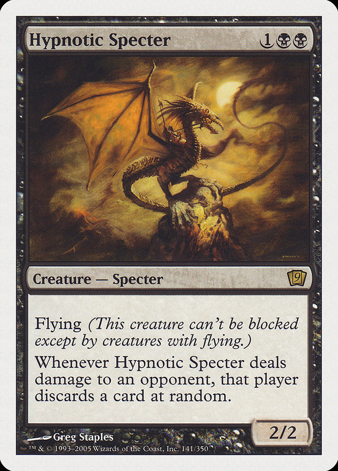 Hypnotic Specter (9th Edition) (Oversized) [Oversize Cards] | North Game Den
