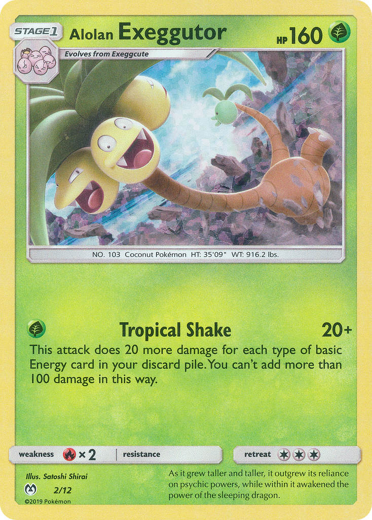 Alolan Exeggutor (2/12) [McDonald's Promos: 2019 Collection] | North Game Den