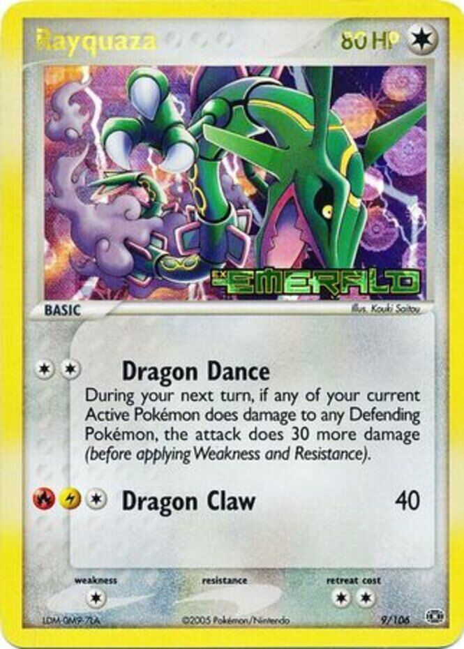 Rayquaza (9/106) (Stamped) [EX: Emerald] | North Game Den