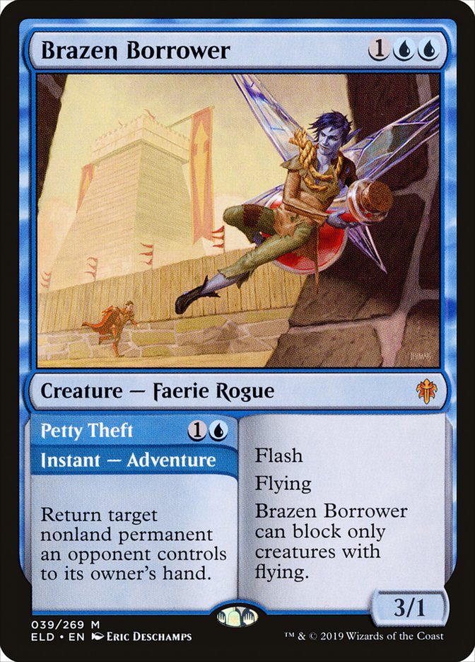 Brazen Borrower // Petty Theft [Throne of Eldraine] | North Game Den