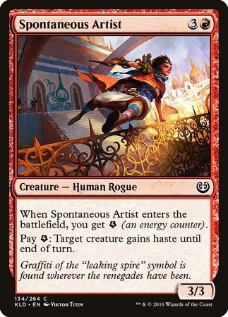 Spontaneous Artist [Kaladesh] | North Game Den