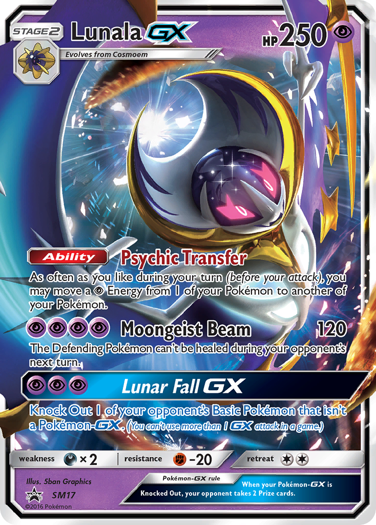 Lunala GX (SM17) [Sun & Moon: Black Star Promos] | North Game Den