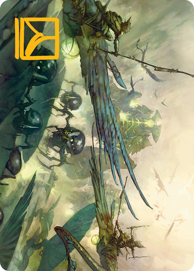 Invasion of Pyrulea Art Card (Gold-Stamped Signature) [March of the Machine Art Series] | North Game Den