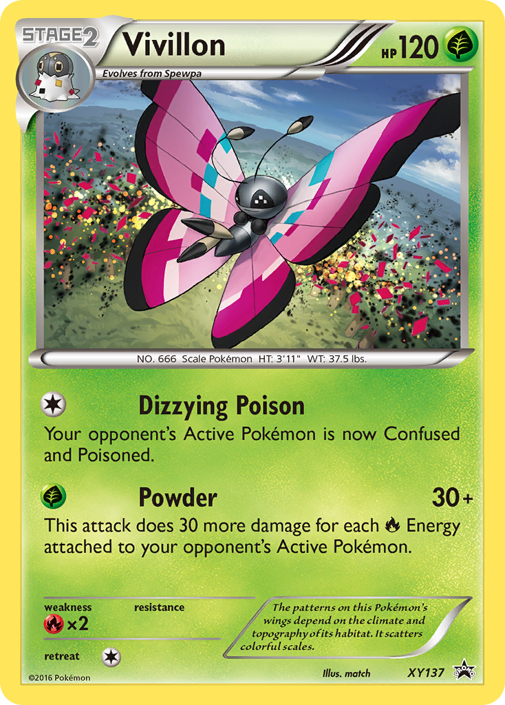 Vivillon (XY137) [XY: Black Star Promos] | North Game Den