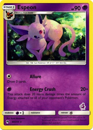 Espeon (89/214) (Mewtwo Deck) [Battle Academy 2020] | North Game Den