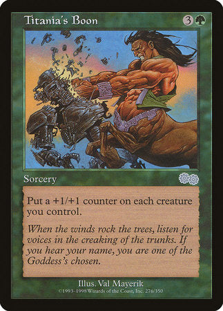 Titania's Boon [Urza's Saga] | North Game Den
