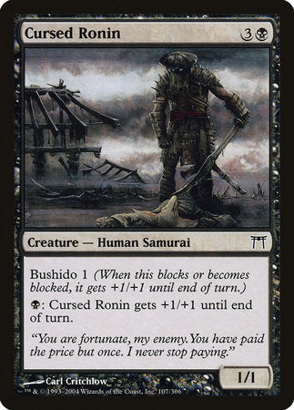 Cursed Ronin [Champions of Kamigawa] | North Game Den