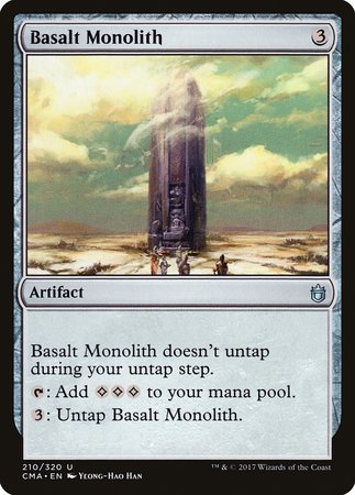 Basalt Monolith [Commander Anthology] | North Game Den