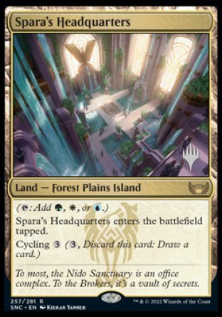 Spara's Headquarters (Promo Pack) [Streets of New Capenna Promos] | North Game Den