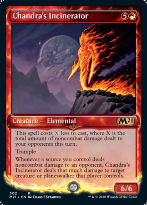 Chandra's Incinerator (Showcase) [Core Set 2021] | North Game Den