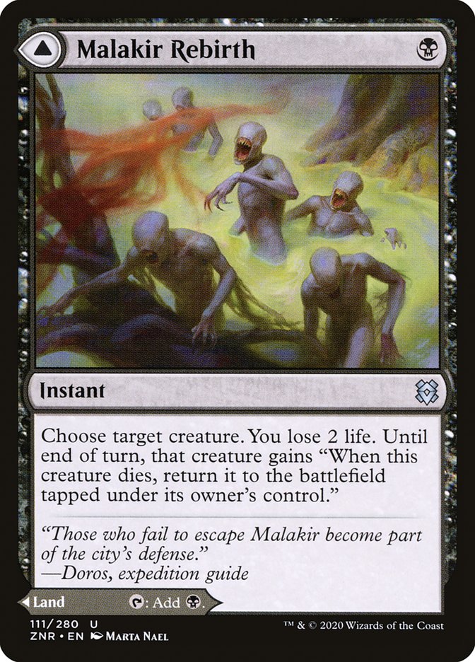 Malakir Rebirth // Malakir Mire [Zendikar Rising] | North Game Den