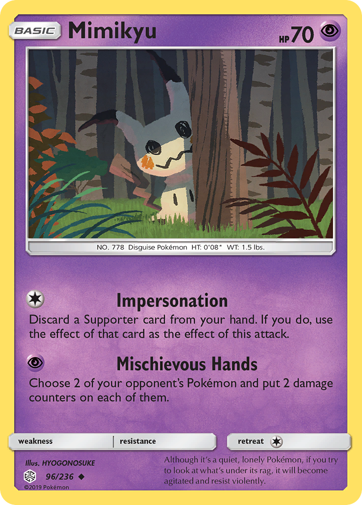 Mimikyu (96/236) [Sun & Moon: Cosmic Eclipse] | North Game Den