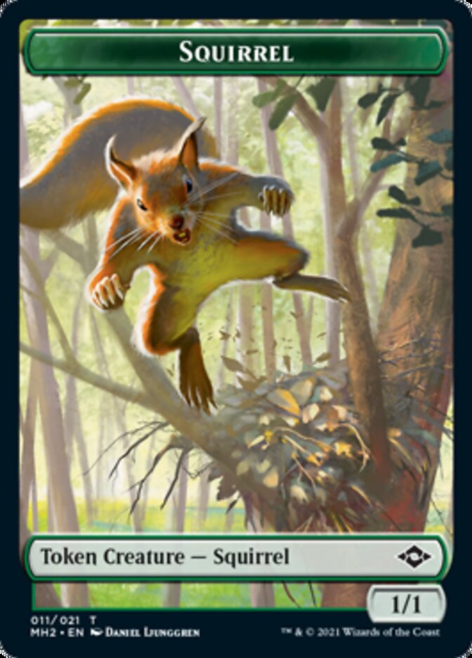 Squirrel Token [Modern Horizons 2 Tokens] | North Game Den