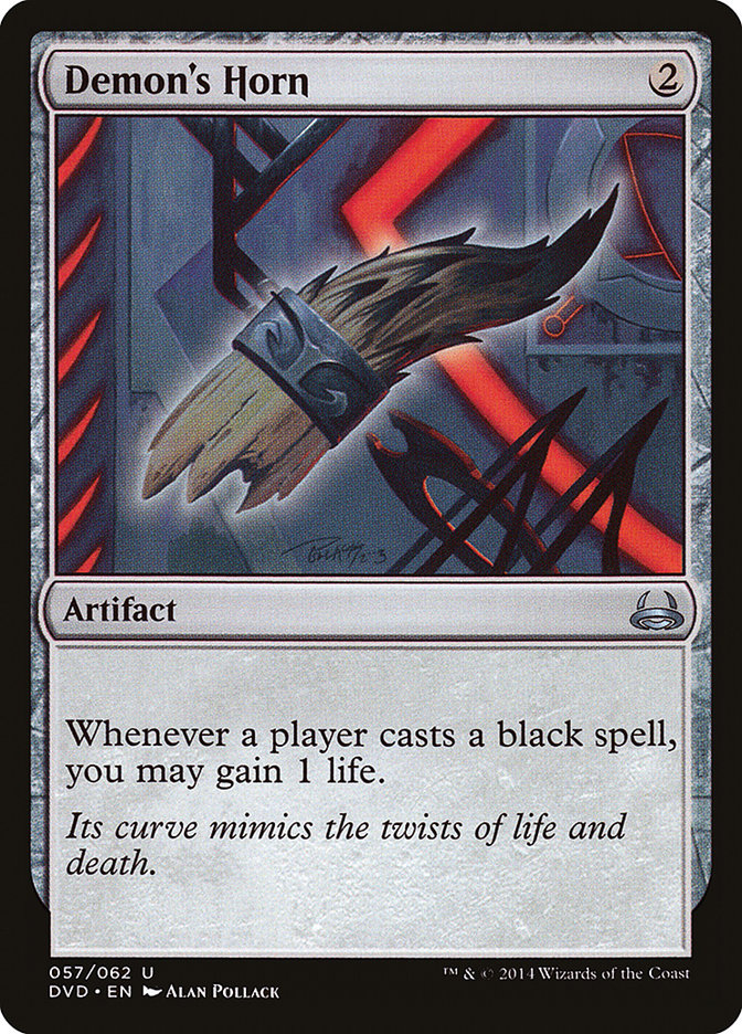 Demon's Horn (Divine vs. Demonic) [Duel Decks Anthology] | North Game Den