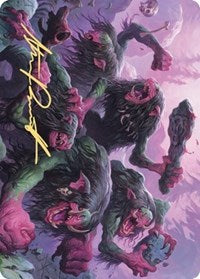 Hagi Mob Art Card (Gold-Stamped Signature) [Kaldheim: Art Series] | North Game Den