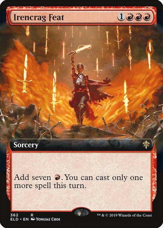 Irencrag Feat (Extended Art) [Throne of Eldraine] | North Game Den