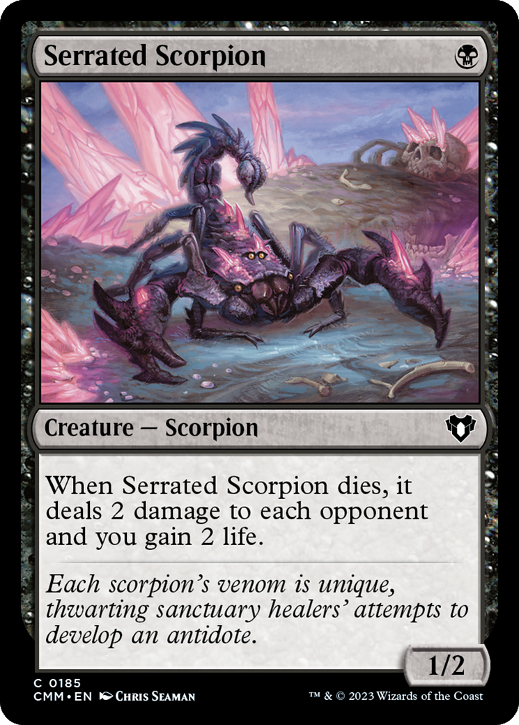 Serrated Scorpion [Commander Masters] | North Game Den