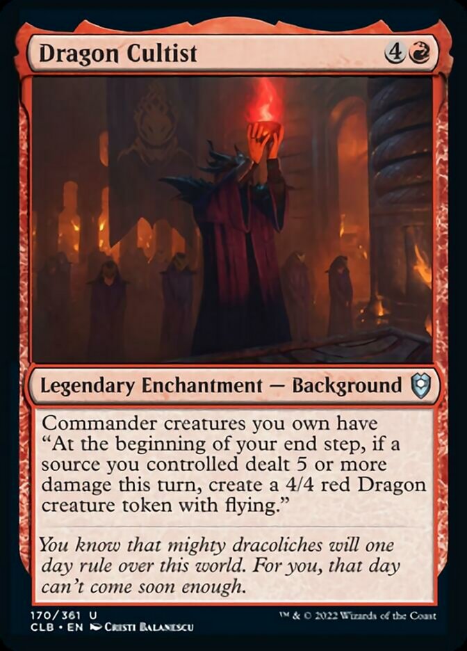 Dragon Cultist [Commander Legends: Battle for Baldur's Gate] | North Game Den