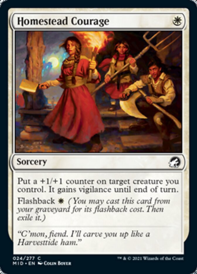 Homestead Courage [Innistrad: Midnight Hunt] | North Game Den