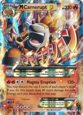 M Camerupt EX (XY198) (Jumbo Card) [XY: Black Star Promos] | North Game Den