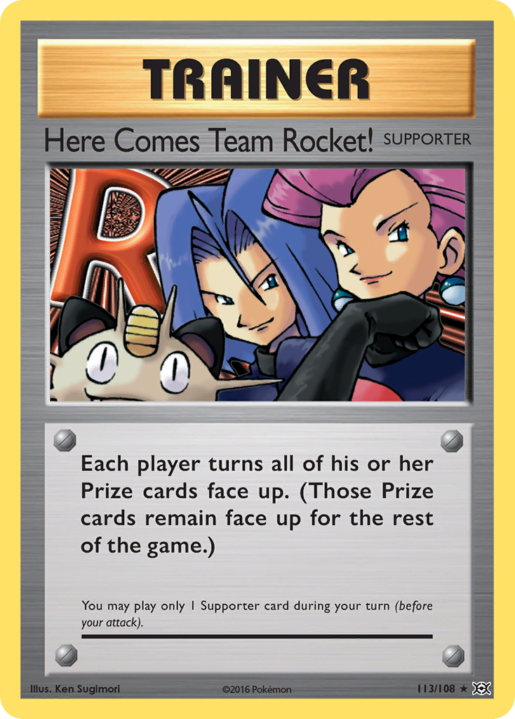 Here Comes Team Rocket! (113/108) [XY: Evolutions] | North Game Den