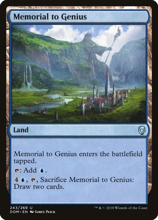 Memorial to Genius [Dominaria] | North Game Den
