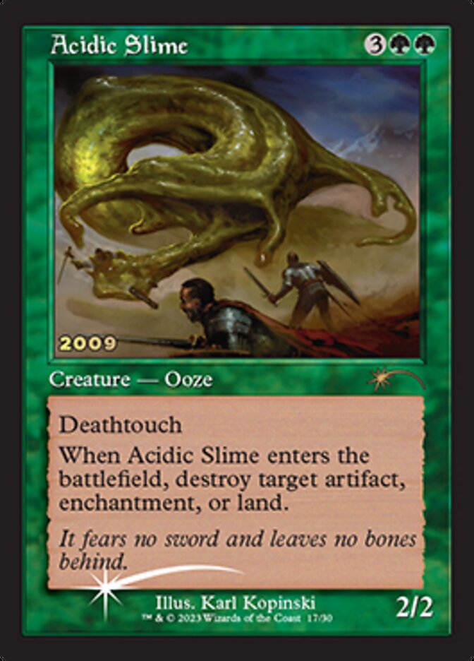 Acidic Slime [30th Anniversary Promos] | North Game Den