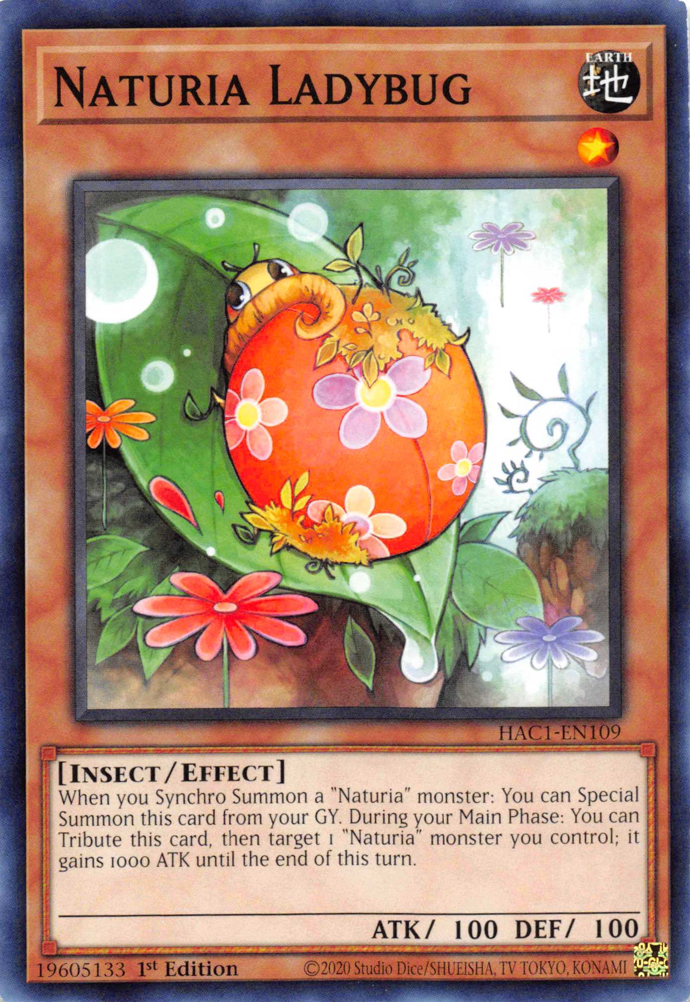 Naturia Ladybug [HAC1-EN109] Common | North Game Den