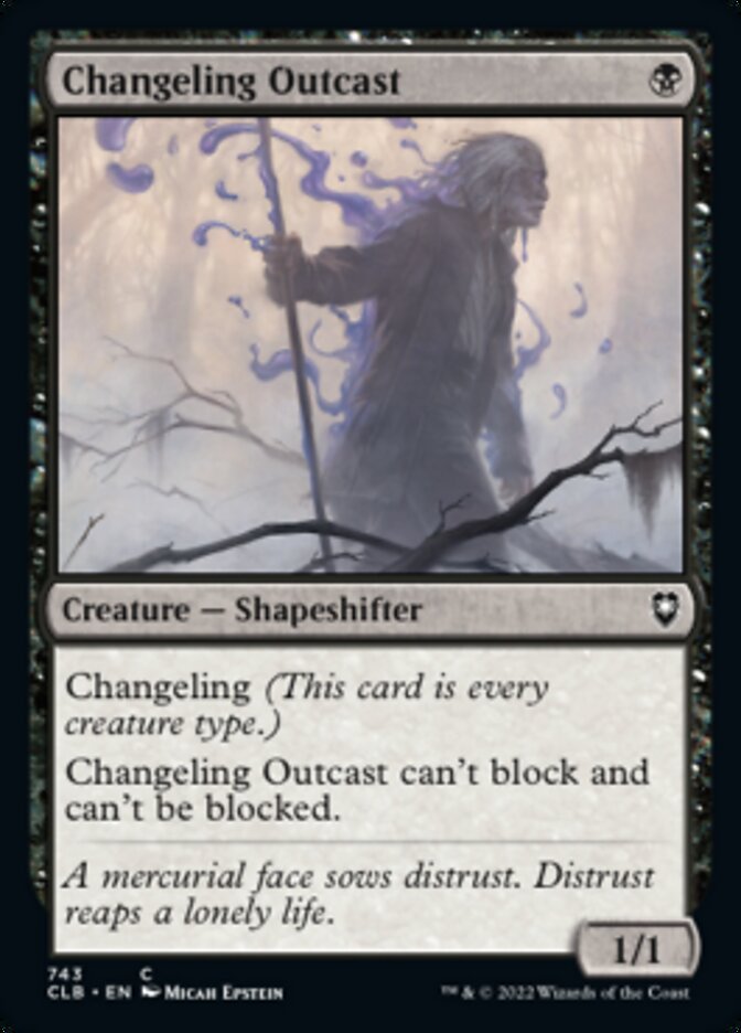 Changeling Outcast [Commander Legends: Battle for Baldur's Gate] | North Game Den