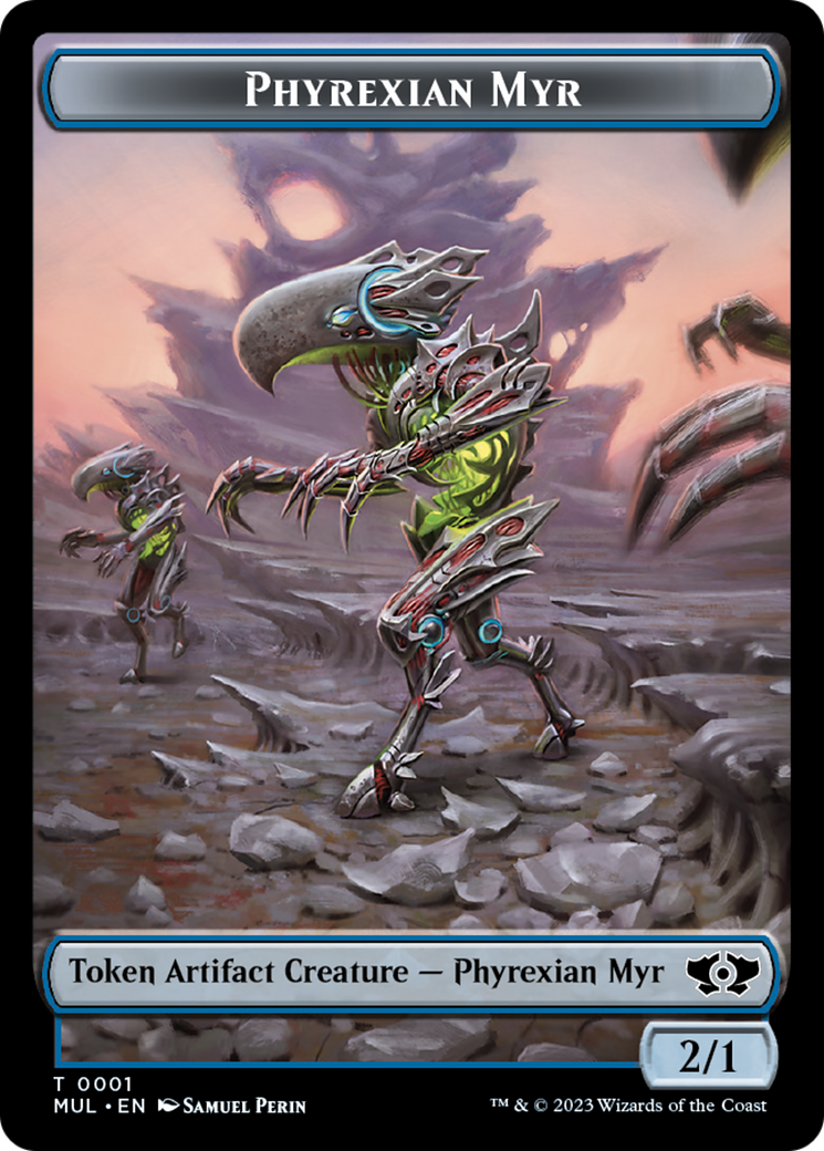 Phyrexian Myr Token [Multiverse Legends Tokens] | North Game Den