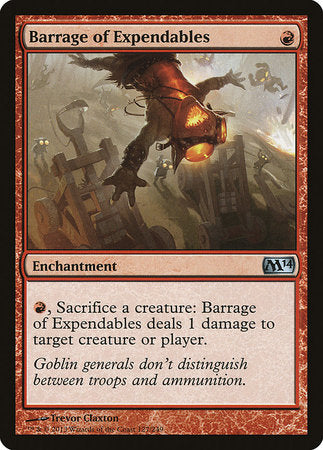 Barrage of Expendables [Magic 2014] | North Game Den
