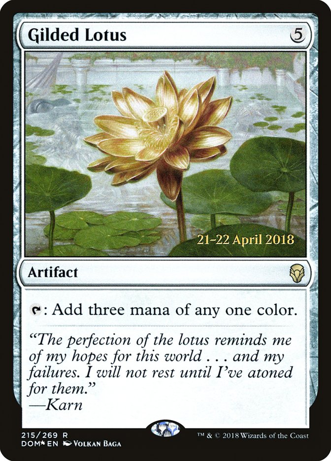 Gilded Lotus  [Dominaria Prerelease Promos] | North Game Den