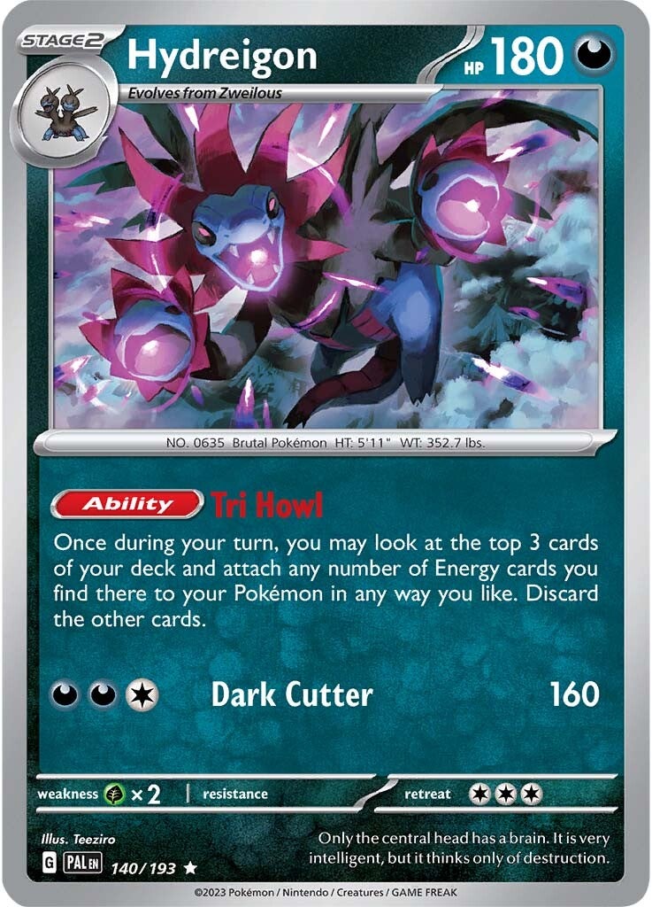 Hydreigon (140/193) [Scarlet & Violet: Paldea Evolved] | North Game Den