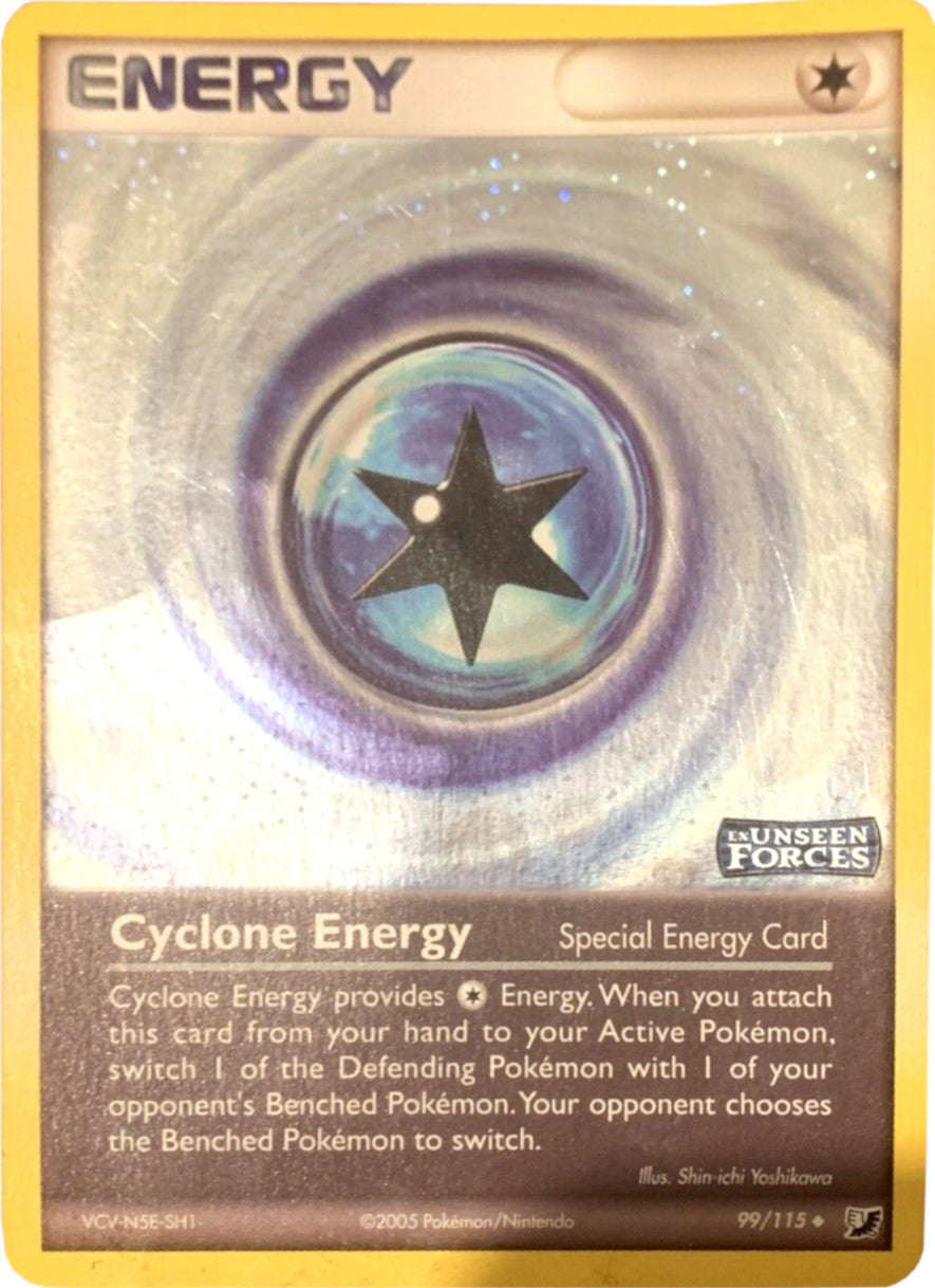 Cyclone Energy (99/115) (Stamped) [EX: Unseen Forces] | North Game Den