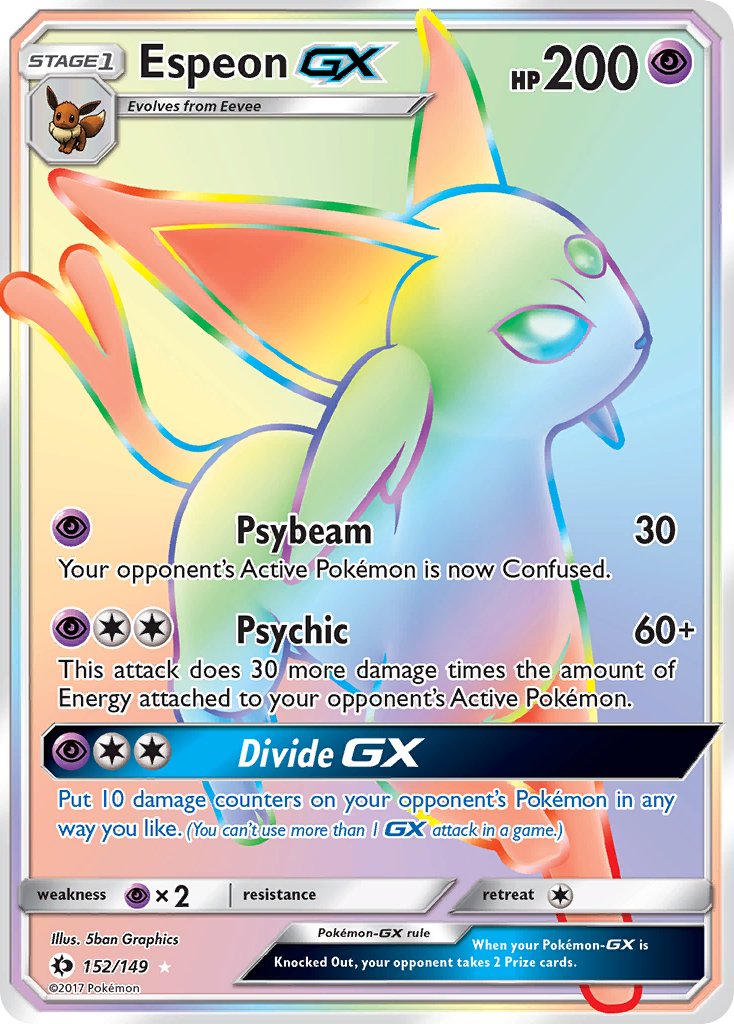 Espeon GX (152/149) [Sun & Moon: Base Set] | North Game Den