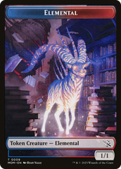 Elemental (09) // Dinosaur Double-Sided Token [March of the Machine Tokens] | North Game Den