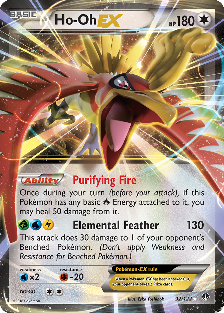 Ho-Oh EX (92/122) [XY: BREAKpoint] | North Game Den