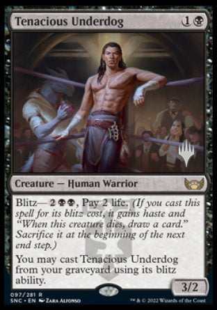 Tenacious Underdog (Promo Pack) [Streets of New Capenna Promos] | North Game Den